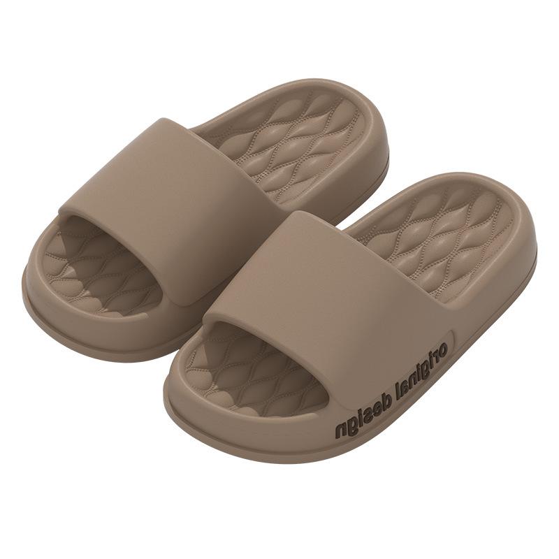 Cool slippers men's thick-bottomed bathroom home use non-slip and non-smelly feet home indoor summer outdoor wear women