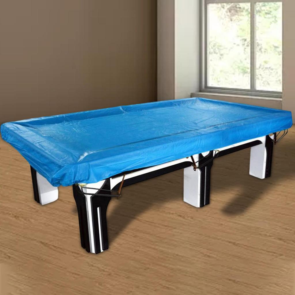 7/8/9/10/12ft Billiard Snooker Table Cover Table Protection with Drawstring PVC