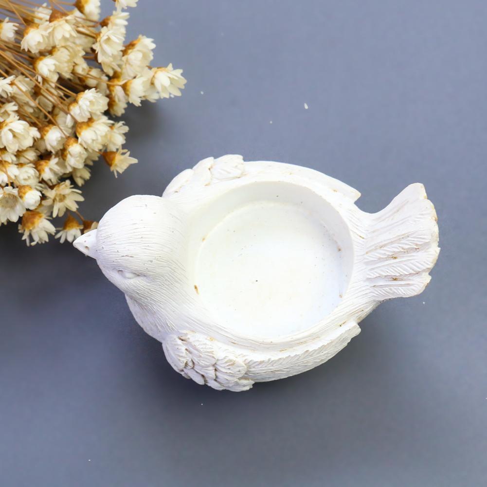 Nordische Harz Vogel Skulptur Teelichthalter Retro Kerzenständer Hochzeitsdekoration Tisch Mittelstücke Heimdekor Handwerk