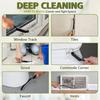 Alloy Elbow Crevice Cleaning Brush Grout Scrub Brush  for Bathroom /Shower /Window Tracks/ Kitchen