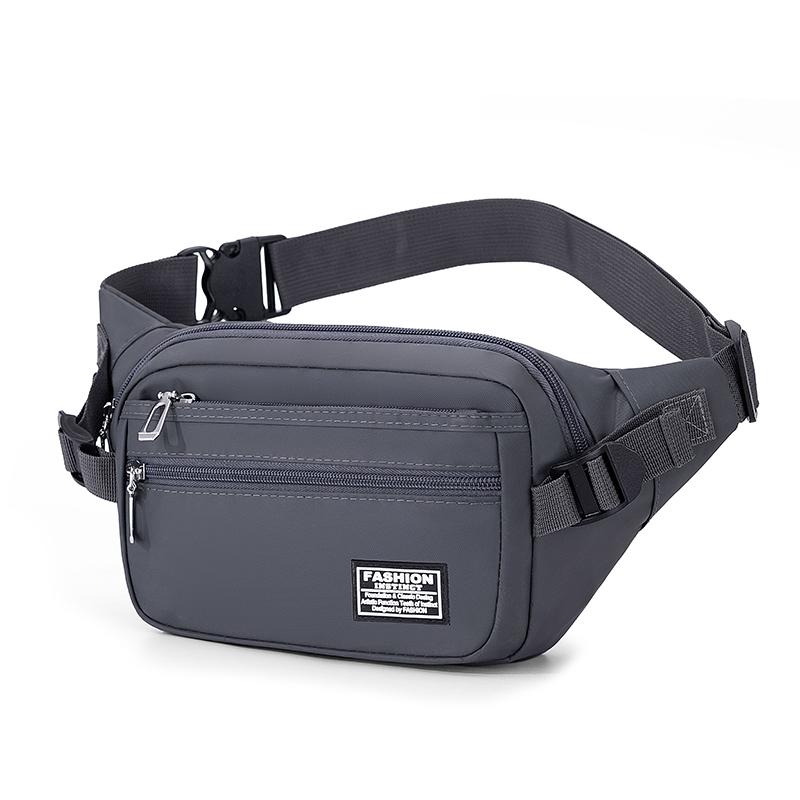 Large Capacity Outdoor Waist Bag Multi-layer Sling Bag New Nylon Waterproof  Fanny Pack