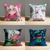 Poszewka na poduszkę D-Deltarune Ralsei do dekoracji sofy, samochodu, biura, pokoju. Poszewka na poduszkę z nadrukiem, dekoracje i ochraniacz