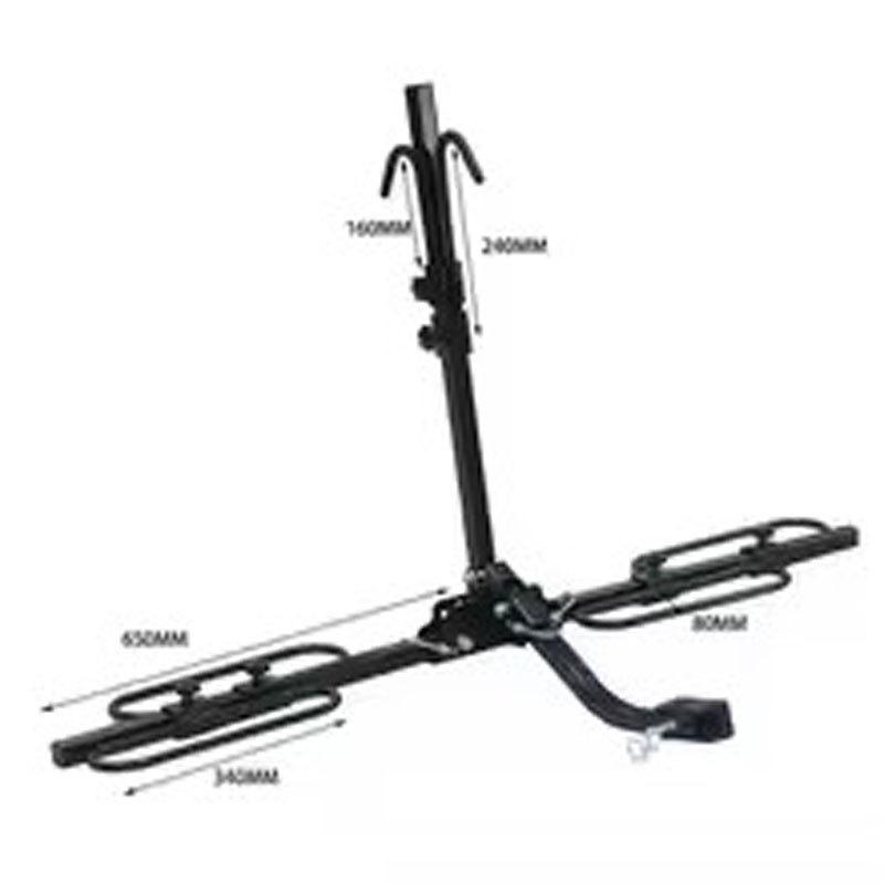 Car Mounted Bicycle Towing Frame Universal Rear Mounted Foldable Portable Suspension Mountain Bike Trailer Bicycle Support