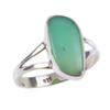 Natural Chrysoprase Gemstone Handmade 925 Solid Sterling Silver Ring S.6.5 F7m78