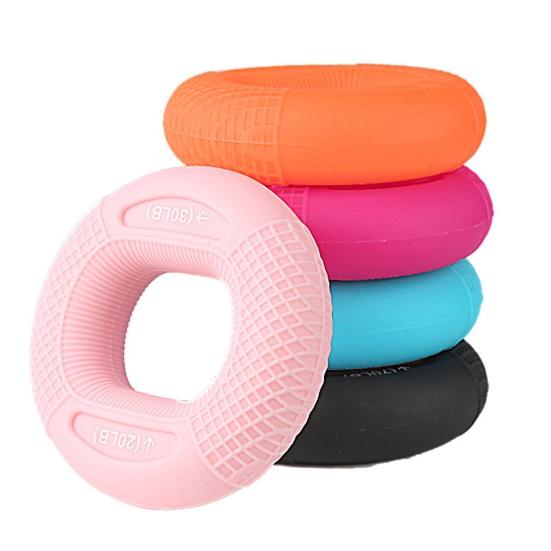 Nastavitelná rukojeť Elastická Silná houževnatost Kompaktní velikost Ergonomický design Těžká rukojeť Fitness prsten na procvičování prstů