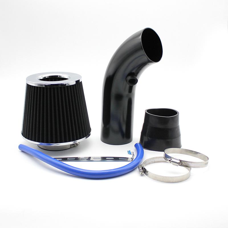 3" 76mm Universal Car Racing Cold Air Intake System Turbo Induction Pipe Tube Kit Cone High Flow Performace Air Filter Inlet