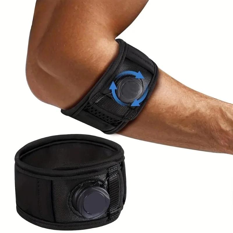 1PC Adjustable Knob Tennis Elbow Brace Strap for Tendonitis Elbow Relief for Men Women,Elbow Brace, Arm Forearm Brace Bands