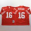 Retro NFL Football Jersey San Francisco 49ers 16 Or 80 Embroidered Team Uniform Men Sports Fan Apparel