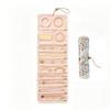 Portable Roll-Up Jewelry Organizer with Embroidered Cover, Lightweight Travel Jewelry Storage Pouch for Necklaces, Bracelets