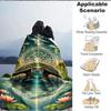 1pc Turtle Mandala Blanket Lightweight Flannel Blanket Throw Blanket For Sofa, Bed, Travel, Camping, Livingroom, Office yy251015191