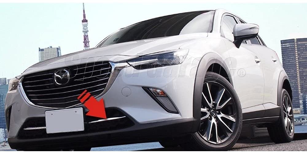 Speed Garage Mazda DK Series Front Grille Bumper Chrome Cover Garnish for Mazda Custom Parts CX-3 CX-3 Dress-Up