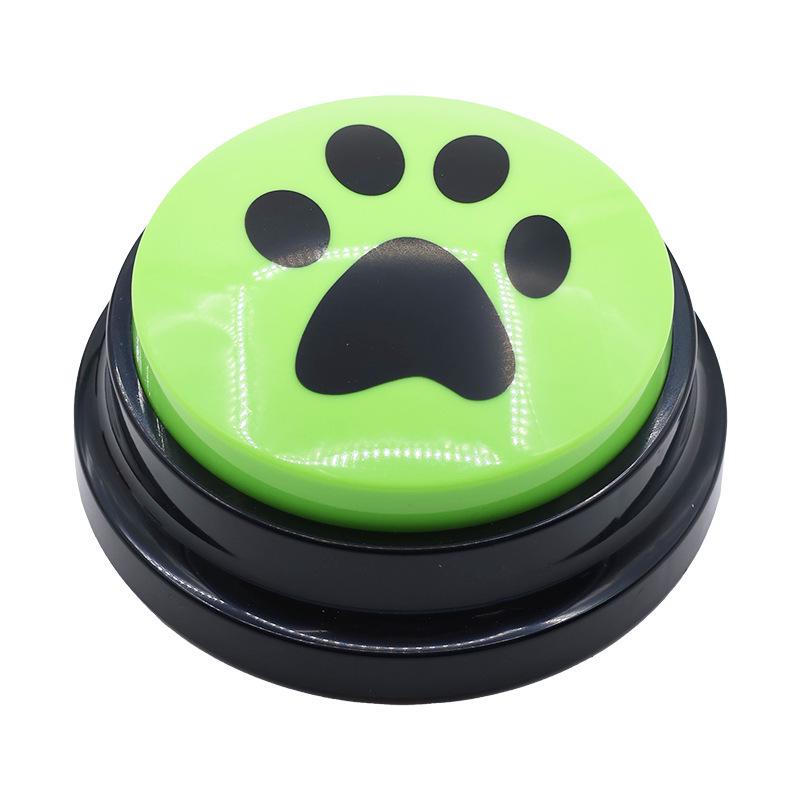 Plastic Interactive Dog Training Sound Box - Recordable Talking Toy with Voice Feature
