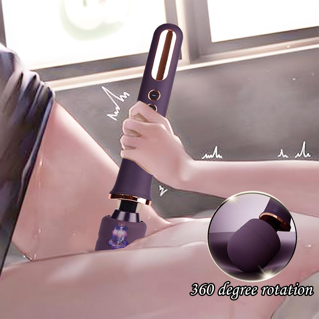 Vibrating AV Wand with 10 Modes Powerful Vibrating Massager Clitoral Stimulator G-Spot Vaginal Massager Female Adult Erotic Products