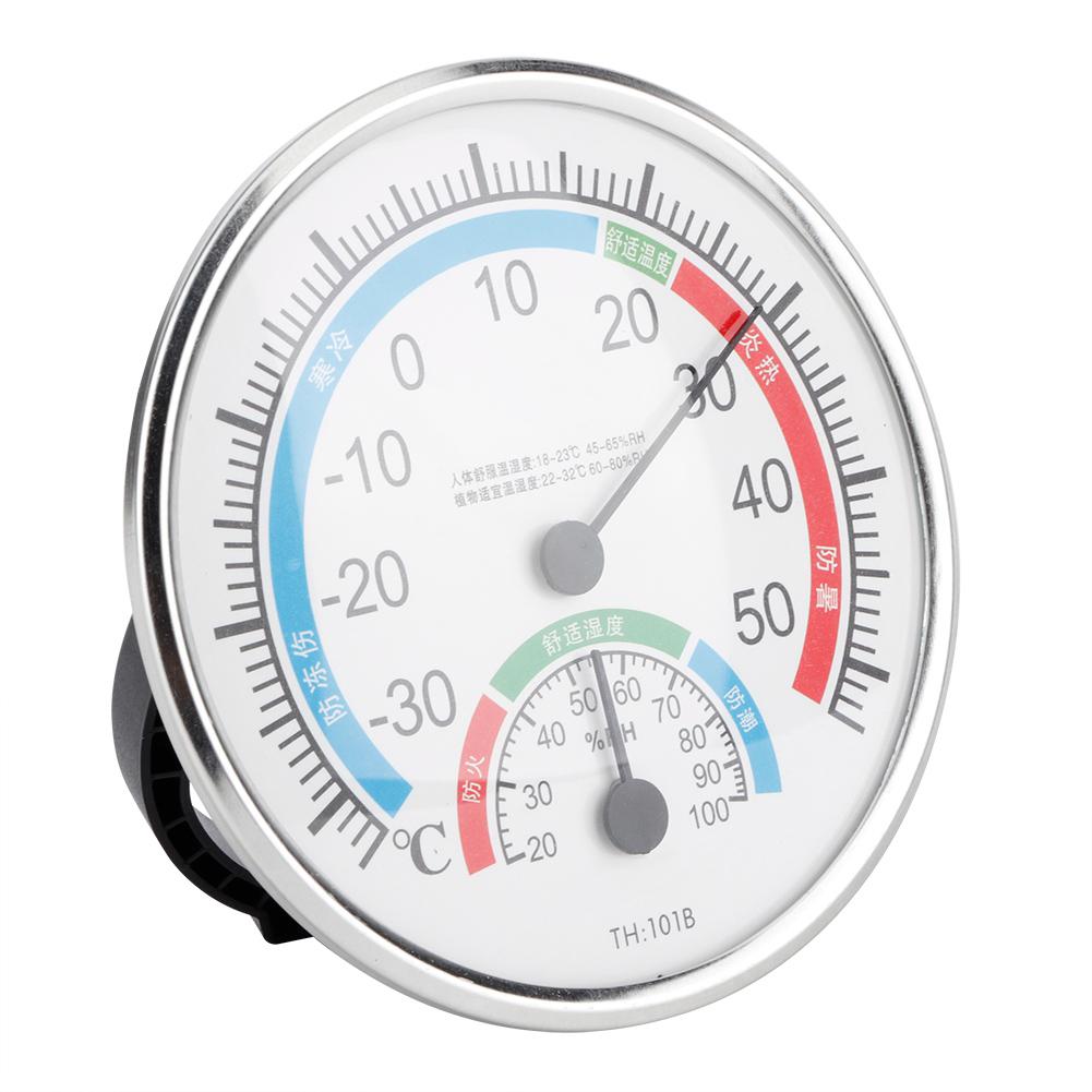 2 IN 1 Indoor High Precision Hygrometer Thermometer Psychrometer Desk Type Hanging