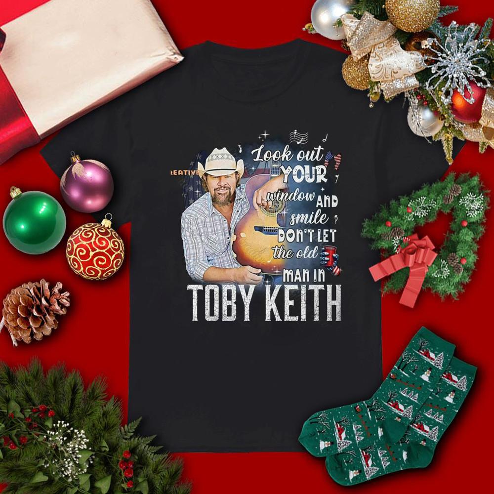 Toby Keith Shirt, Don't Let The Old Man Shirt Music Xmas S-234XL Shirt Unisex T-Shirt