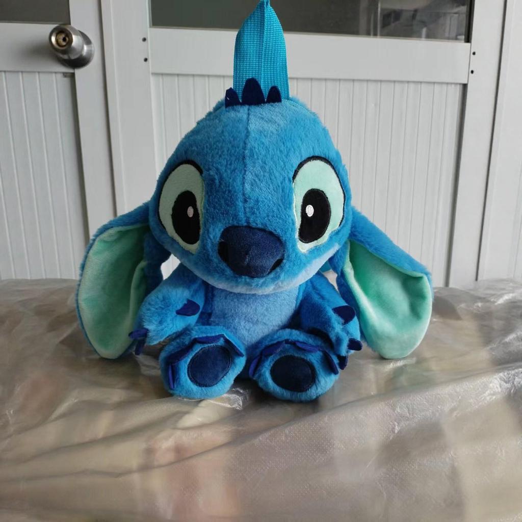 Cute Stitch Plush Backpack for Kids - Children's Storage Bag & Toy Carrier