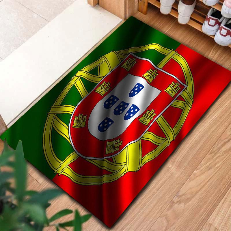 Portugal National Football Team Carpet Rug for Living Room Bedroom Home Sofa Decoration,Kids play Non-slip Floor Mat