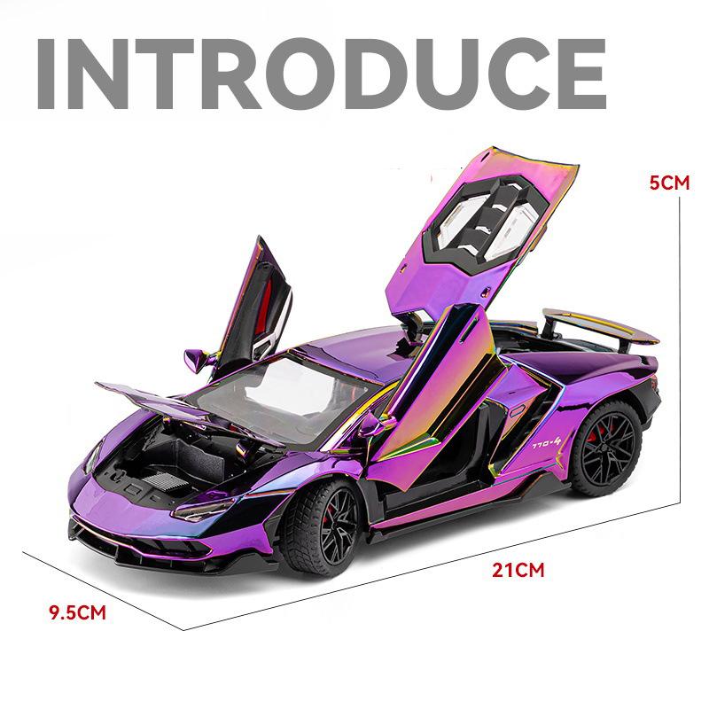 1/24 Lamborghini Aventador LP700-4 Alloy Miniature Car Diecast Metal Scale Car Model Collection Children Toy Car Vehicles Gift