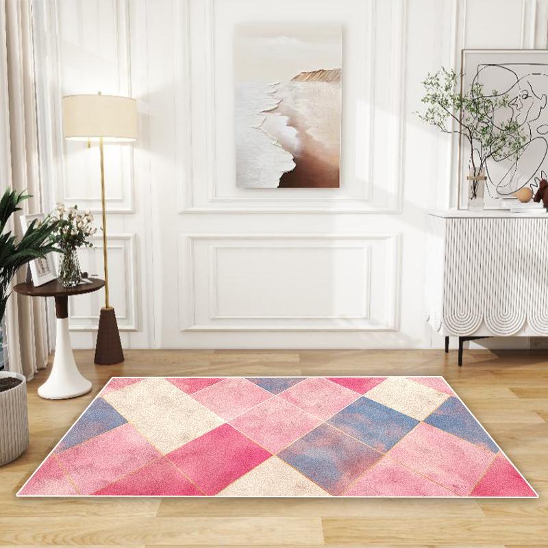 

Fashionable Light Luxury Style Carpet Living Room Home Decoration Coffee Tables Non-slip Sofa Rugs Bedroom Washable Floor Mats 60*90cm