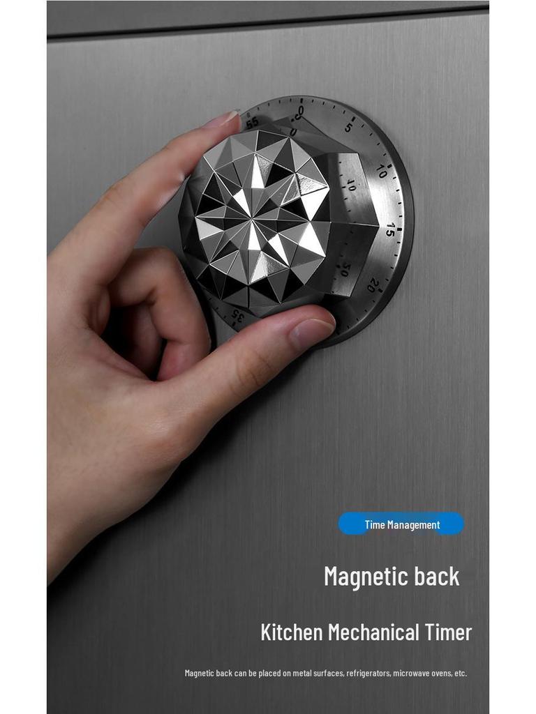 Mechaniczny minutnik kuchenny ze stali nierdzewnej: Menedżer czasu gotowania i nauki