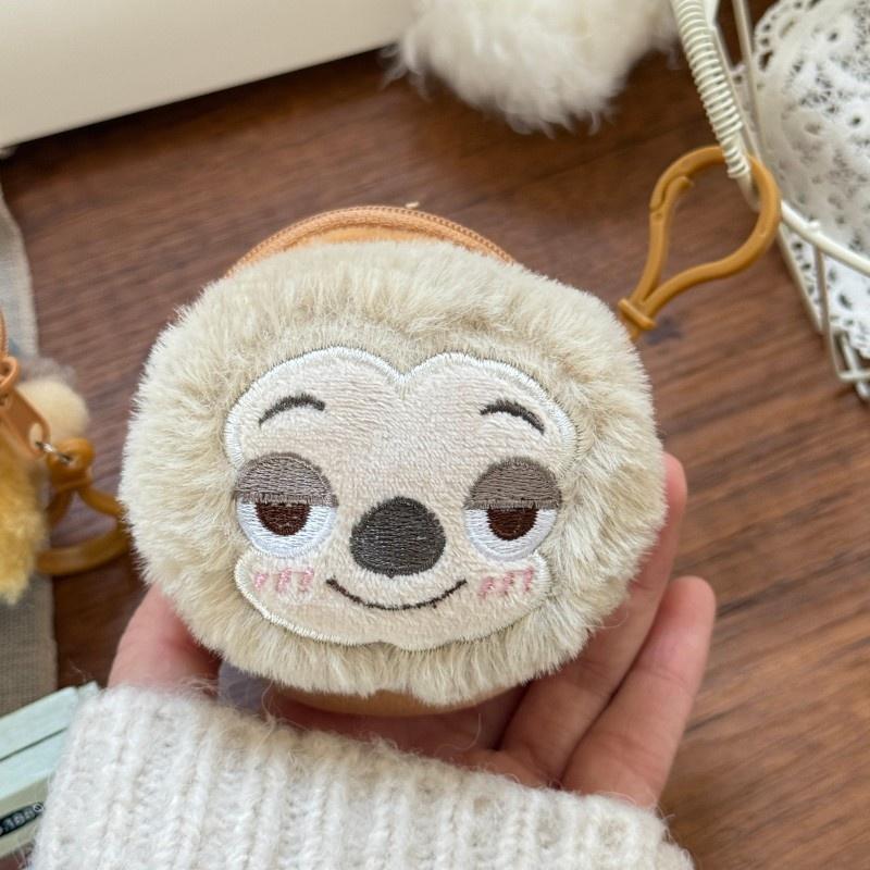 Kawaii Anime Cartoon Plush Wallet Coin Purse Headphone Bag Student Storage Bag Keychain Birthday Christmas Gift