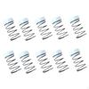 10 Stück Ersatz-Gummidichtungs-Pads Feder-Set 15mm Fußschutz Pumpe für 65er Typ Luft