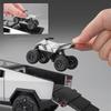 CJEY4 1:24 Tesla Cybertruck Pickup Alloy Car Model Diecasts Metal Toy Off-road Vehicles Car Model Simulation Sound and Light Kids Gift