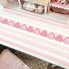 Linen-cotton Desk Pad Cartoon Photo Props Cute Table Mat  Desktop Decoration