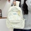 Schoolbag College Style School Bag Junior High School Girls ins Girls Heart Stars Large Capacity Simple Versatile High Value Backpack