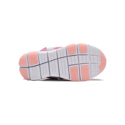 Dynamo Free Slip Resistant Cushioning Low Top Running Shoes White Pink Children Aged 3 7 Years Old CI1187-686