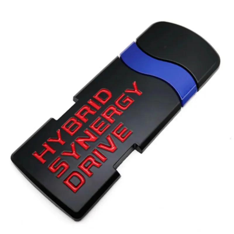 3D Metal Styling Hybrid Synergy Drive Car Sticker Emblem Auto Badge Decal For Toyota Prius Camry Crown Auris Rav4 Accessories VE4