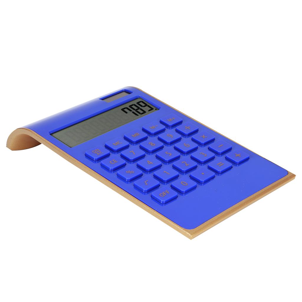 Portable 10 Digits Calculator Ultra Thin Solar Power Calculator for Home Office Business LCD