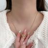 Simple Temperament Golden Beanie Necklace Female