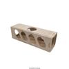 Hamster Tunnel Toy Hamster Climbing Hideout Guinea Pig Exploring Wooden Tunnel Exercise Escape Toy Small Pets Supplies
