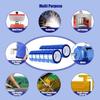4 Rolls Blue Heat Tape, High Temperature Heat Resistant Tape Heat Transfer Tape for Heat Sublimation Press Vinyl, No Residue