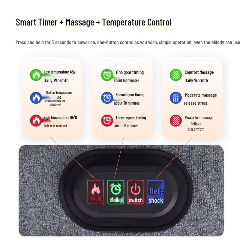 MEEEGOU Airbag Traction Knee Massager MKN102 CN Plug (adapter Included)