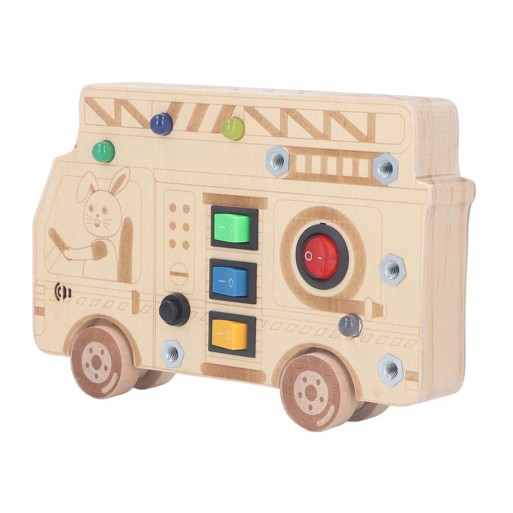 Light Up Switch Sensory Toy Simulation Learning Traffic Rules Exercise Hand Eye Coordination Early
