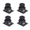 4 Stück Joystick-Modul 5 Pin Gamecontroller Steuerungssensor X Y Dualachsen Set Kit für PS2