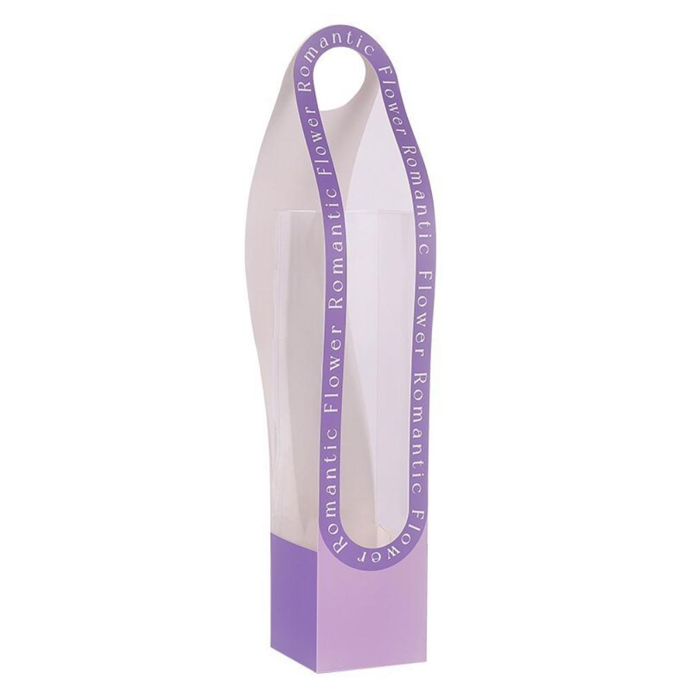 

2pcs Romantic Flower Arrangement Box Floral Art Bouquet Wrapping Box Valentine s Day Gift фиолетовый