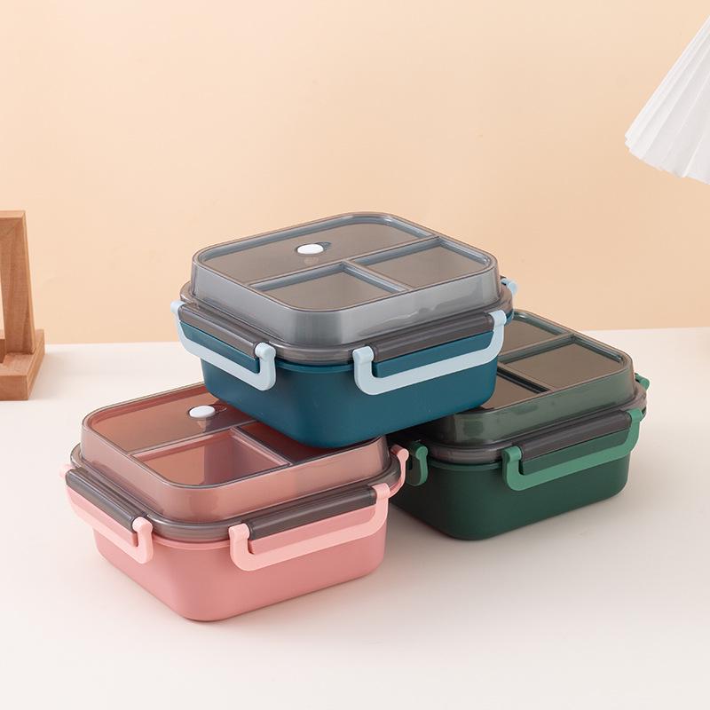 Microwaveable Student & Office Bento Lunch Box with Sealed Compartments