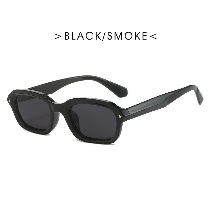 

Retro Geometric Frame Sunglasses With Pc Lenses For Sun Protection And Fashion A
