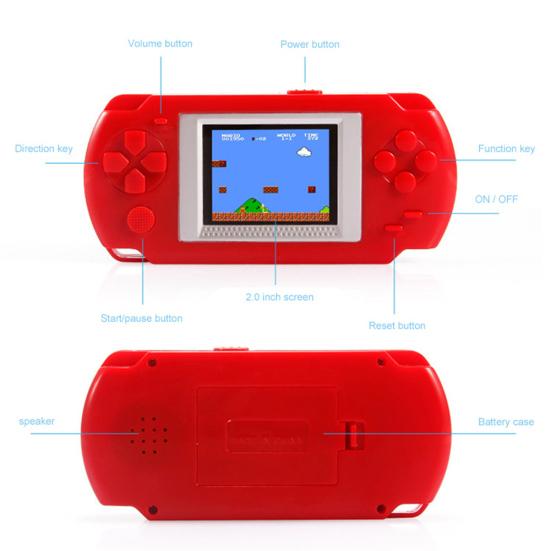 HBK-502 2inch Color Retro Games Console Screen 268 Gaming Machine Kids Gift