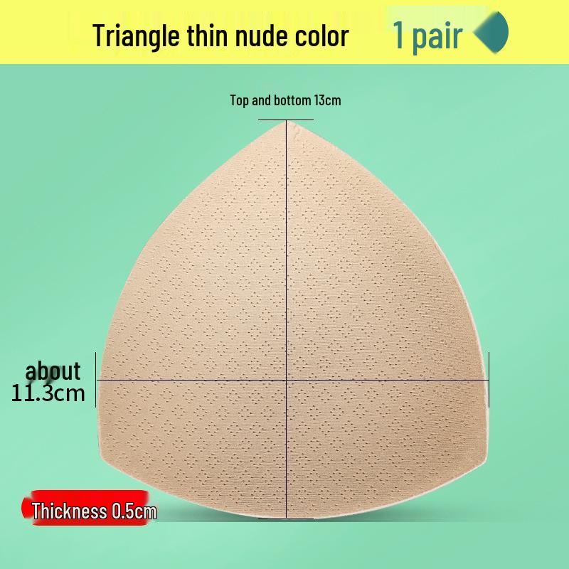 Verdickte Dreieck Sport-BH-Einlagen: Schwammeinsätze zum Austauschen