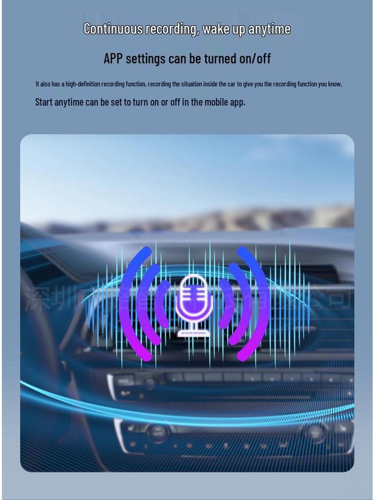Buick Envision GS8 LaCrosse Hidden Wireless HD Dash Cam: Dual Front & Rear Cameras.