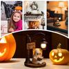Halloween Ornament Gifts Cute Ghost Reading Book Lamp For Bedroom Study Room Ghost LED Night Light Creative Decor Prop