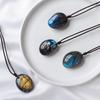 Exquisite Natural Labradorite Pendant Natural Training Stone  Jewelry Accessories
