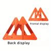 Red Cars Stop Sign Stand Foldable Car Breakdown Warning Sign  Car Accessories