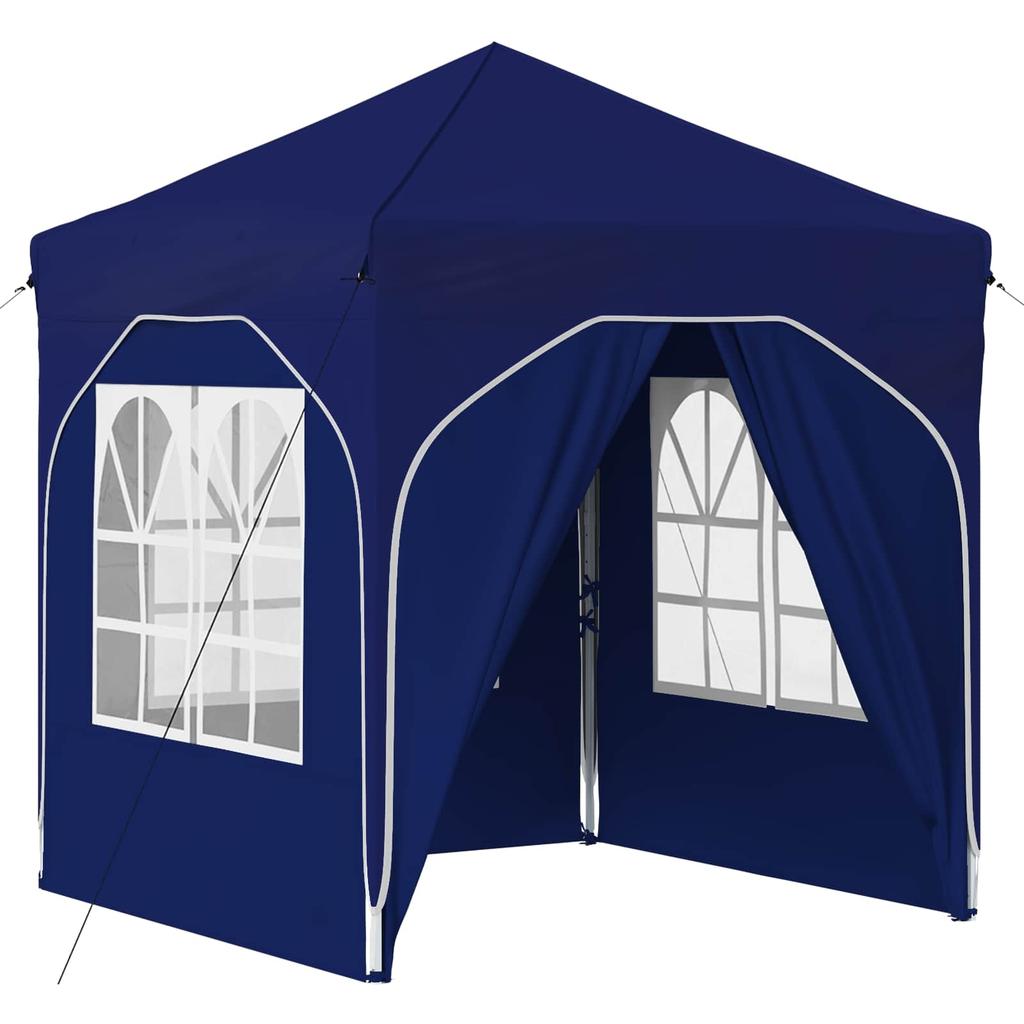 Pop Up Party Tent 192 X 192 X 245 Cm Blue