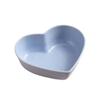 Wheat Straw Heart Shape Seasoning Dish Mini Sushi Seasoning Dish Creative Spice Plate  for Kitchen
