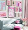Preppy Aesthetic Gallery Poster Print Matisse Art Wall Canvas Painting Teenage Girl Room Decor Color Pink Quote Room Home Decor